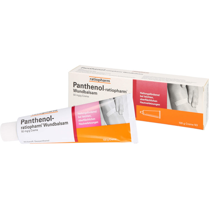 Panthenol-ratiopharm Wundbalsam heilungsfördernde Creme, 100 g Cream