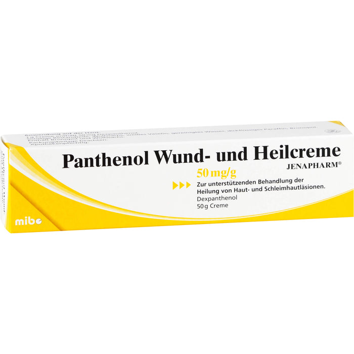 Panthenol Wund- und Heilcreme Jenapharm 50 mg/g, 50 g Cream