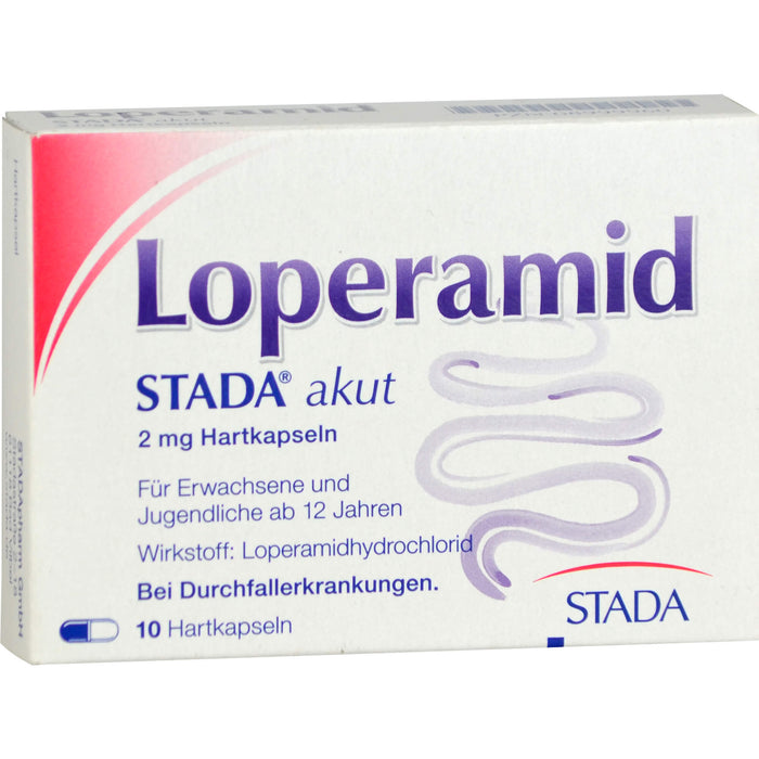 Loperamid STADA akut Hartkapseln, 10 pc Capsules