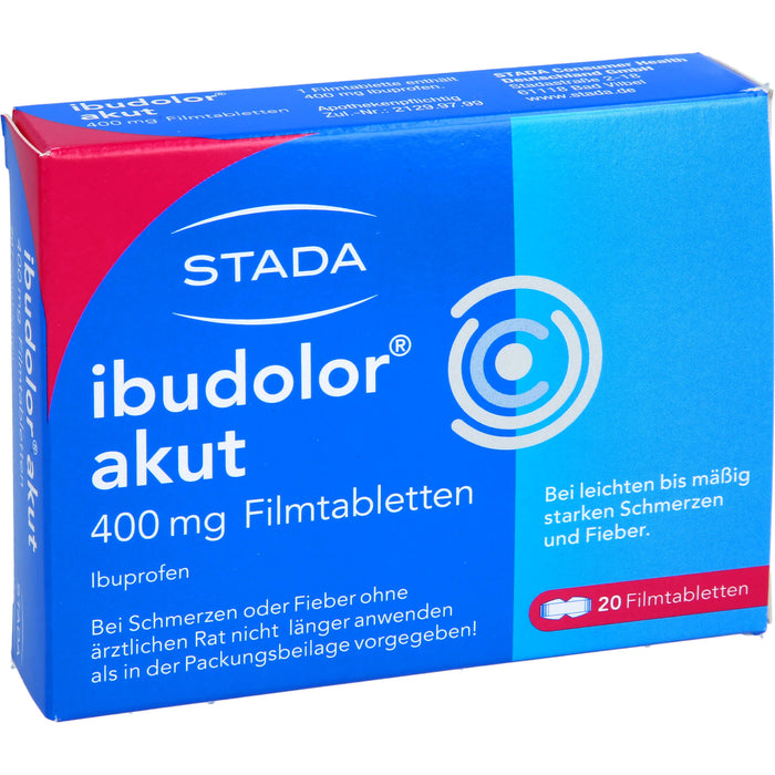 ibudolor akut 400 mg Filmtabletten, 20 pc Tablettes
