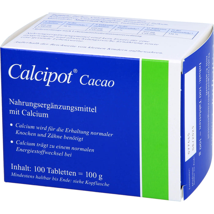 Calcipot Kautabletten, 100 pcs. Tablets