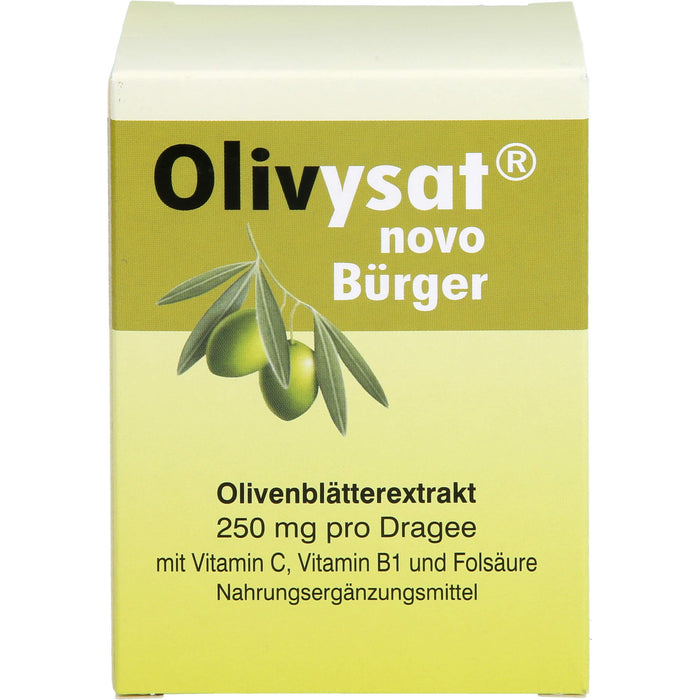 Olivysat novo Bürger Olivenblätterextrakt 250 mg Dragees, 90 pc Tablettes
