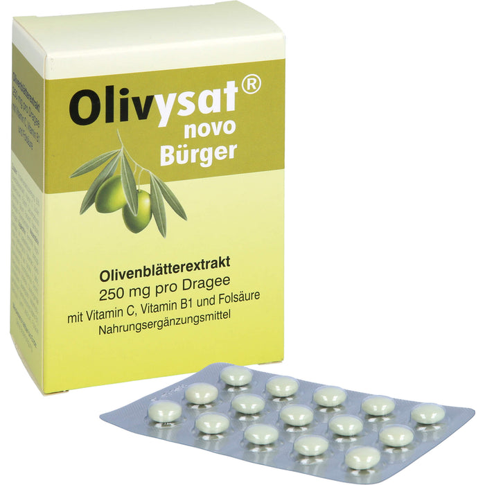 Olivysat novo Bürger Olivenblätterextrakt 250 mg Dragees, 90 pc Tablettes