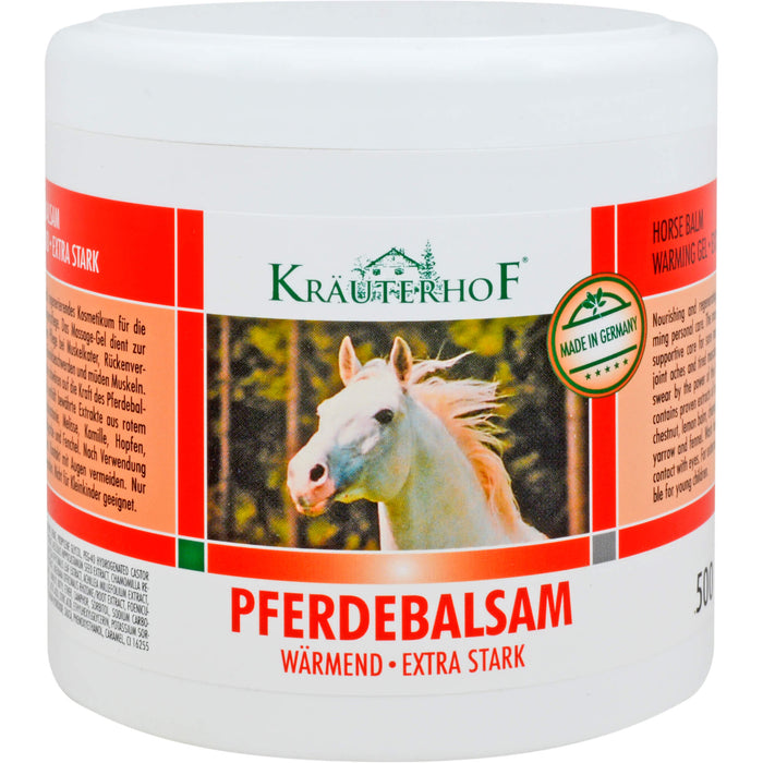KRÄUTERHOF Pferdebalsam wärmend extra stark, 500 ml Cream