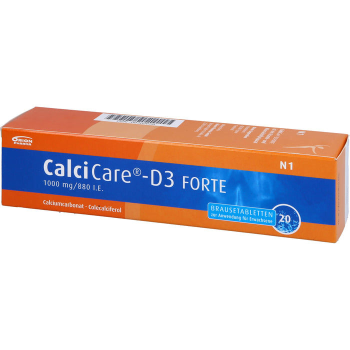 CalciCare-D3 forte Brausetabletten, 20 St. Tabletten