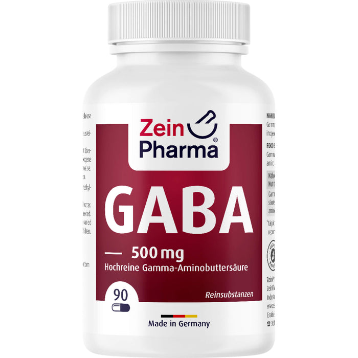 ZeinPharma GABA 500 mg Kapseln, 90 pcs. Capsules