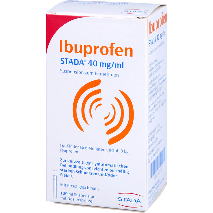 Ibuprofen STADA 40 mg/ml Suspension zum Einnehmen, 100 ml Solution