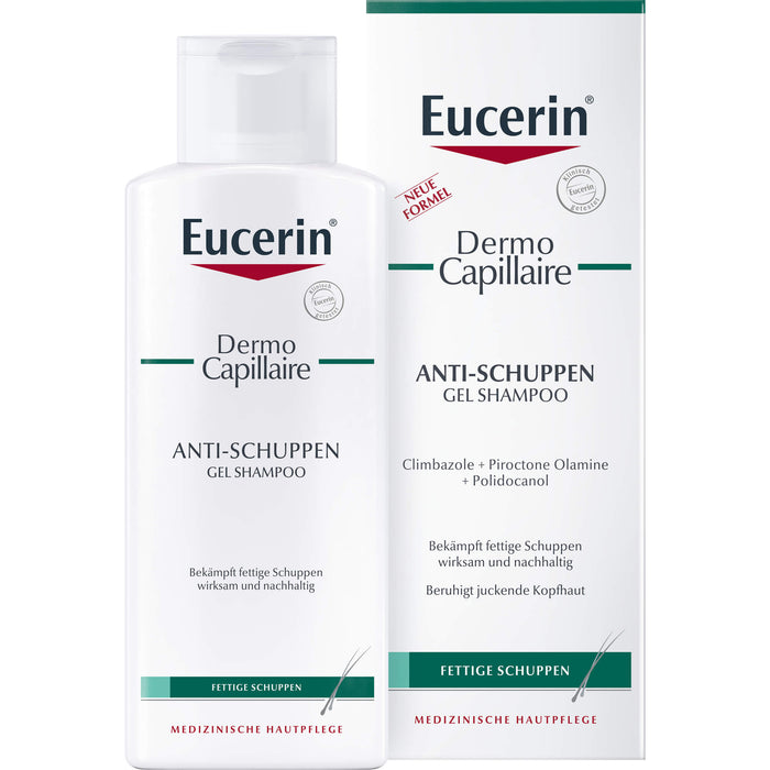 Eucerin Dermo Capillaire Anti-Schuppen Gel Shampoo, 250 ml Shampoing