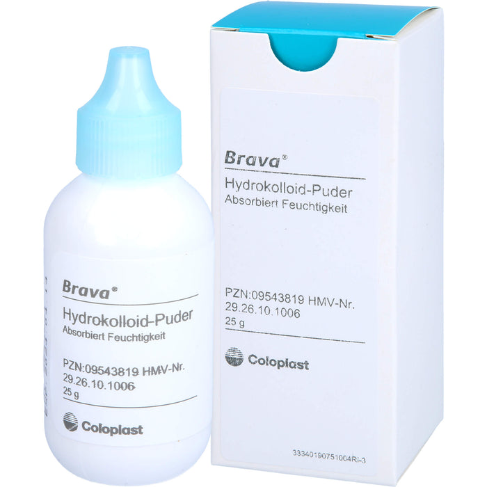 Brava Hydrokolloid Puder bei Hautirritationen bei Stomaversorgung, 25 g Powder