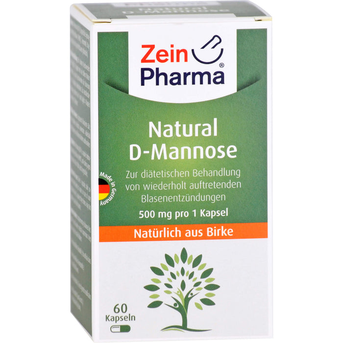 ZeinPharma Natural D-Mannose Kapseln, 60 pc Capsules