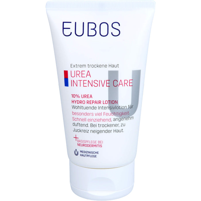 EUBOS 10% Urea Hydro Repair Lotion für sehr trockene Haut, 150 ml Lotion
