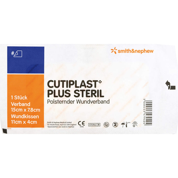 CUTIPLAST Plus steril Wundverband 15 cm x 7.8 cm , 1 pc Pansement
