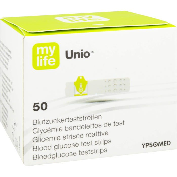 mylife Unio Blutzuckerteststreifen, 50 pc Bandelettes réactives