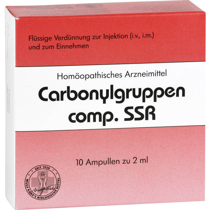 Carbonylgruppen comp. SSR Amp., 10 pcs. Ampoules