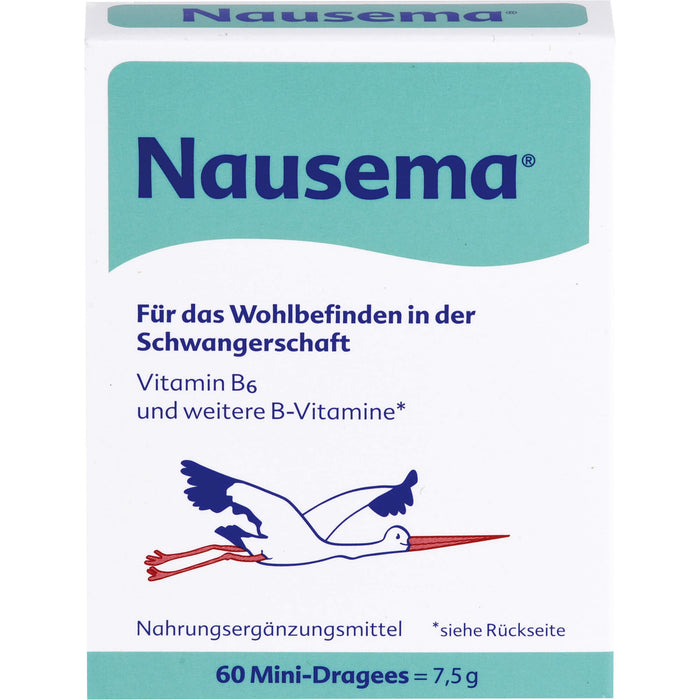 Nausema Mini-Dragees für Wohlbefinden in der Schwangerschaft, 60 St. Tabletten