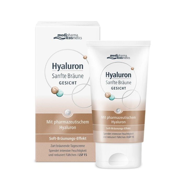 medipharma cosmetics Hyaluron Sanfte Bräune Gesichtscreme, 50 ml Crème