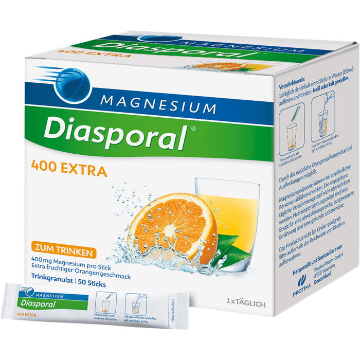 Magnesium-Diasporal 400 extra Trinkgranulat, 50 pcs. Sachets
