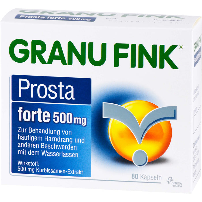 GRANU FINK Prosta forte 500 mg Kapseln, 60 pc Capsules