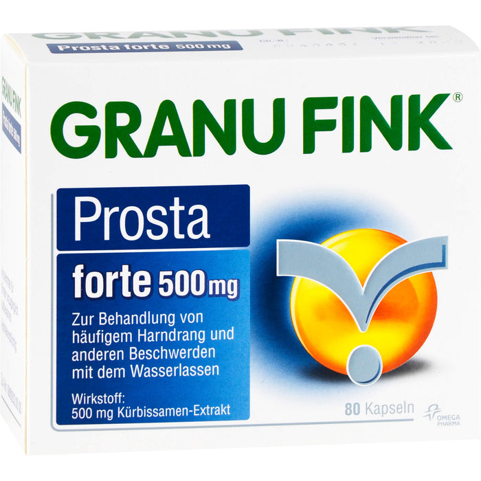 GRANU FINK Prosta forte 500 mg Kapseln, 60 pc Capsules