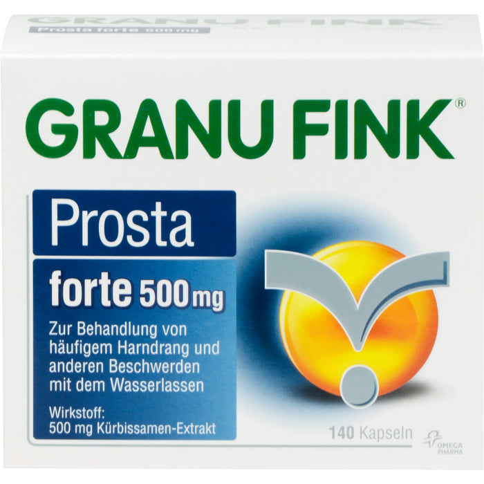 GRANU FINK Prosta forte 500 mg Hartkapseln, 140 pcs. Capsules