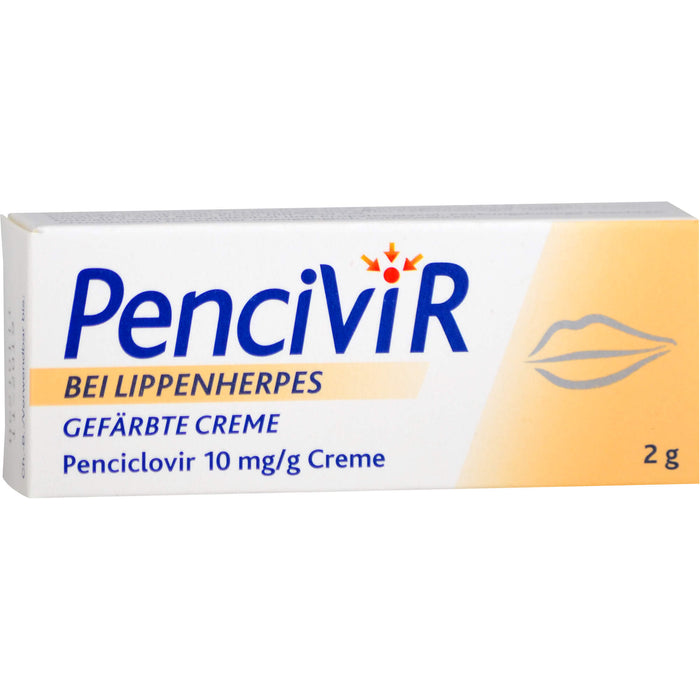Pencivir bei Lippenherpes gefärbte Creme, 2 g Cream