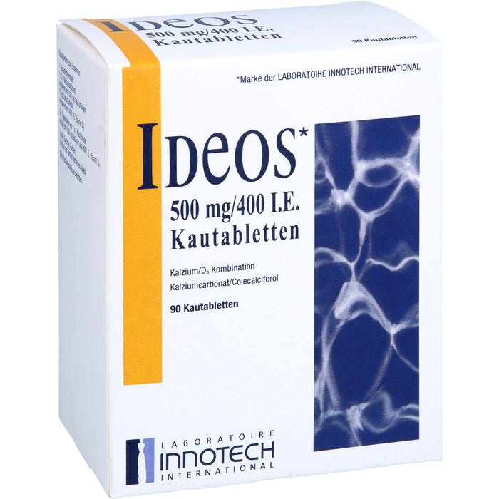 IDEOS 500 mg / 400 I.E. Kautabletten, 90 pcs. Tablets