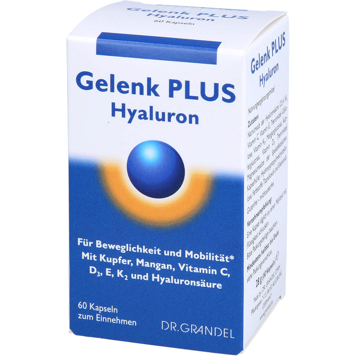 Dr. Grandel Gelenk PLUS Hyaluron Kapseln, 60 pcs. Capsules