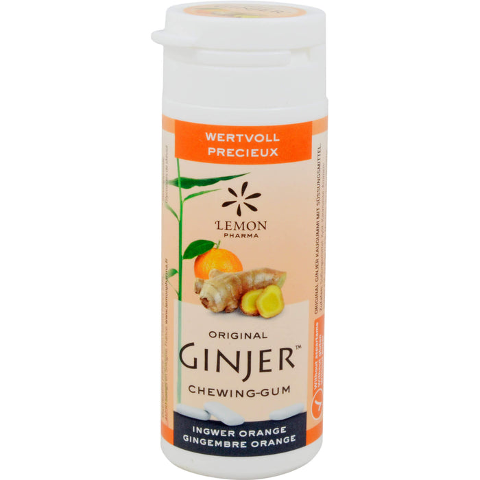 Lemon Pharma Ingwer Ginjer Kaugummi, 30 g Chewing gum