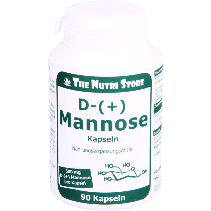 The Nutri Store D-Mannose 500 mg Kapseln, 90 pc Capsules