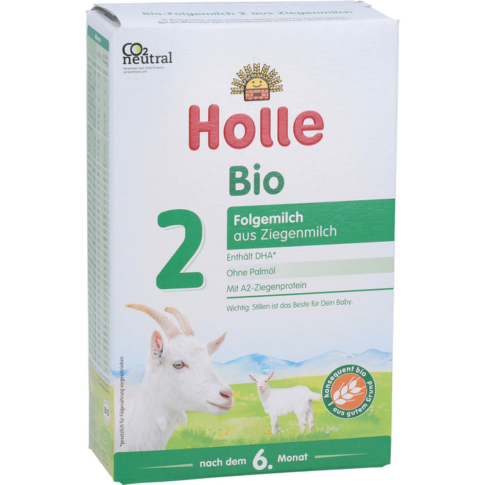 Holle Bio 2 Folgemilch aus Ziegenmilch, 400 g Poudre