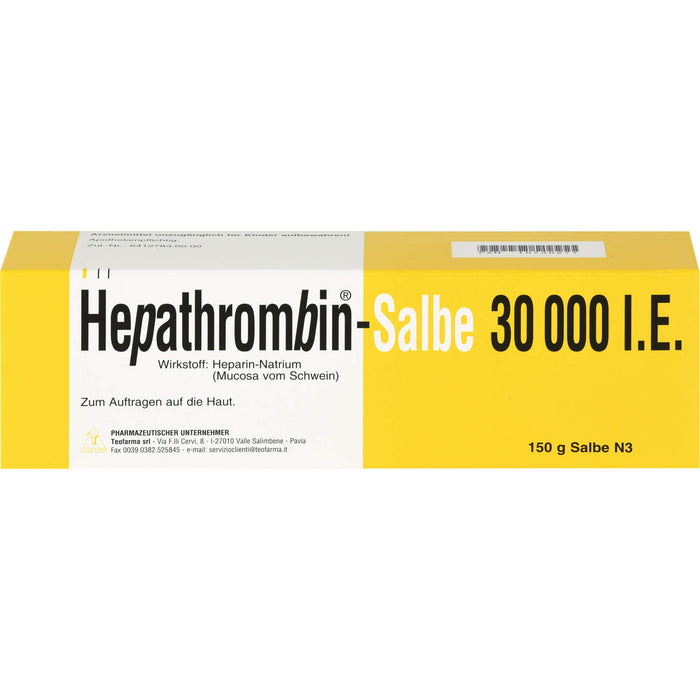 Hepathrombin-Salbe 30000 I.E., 150 g Ointment