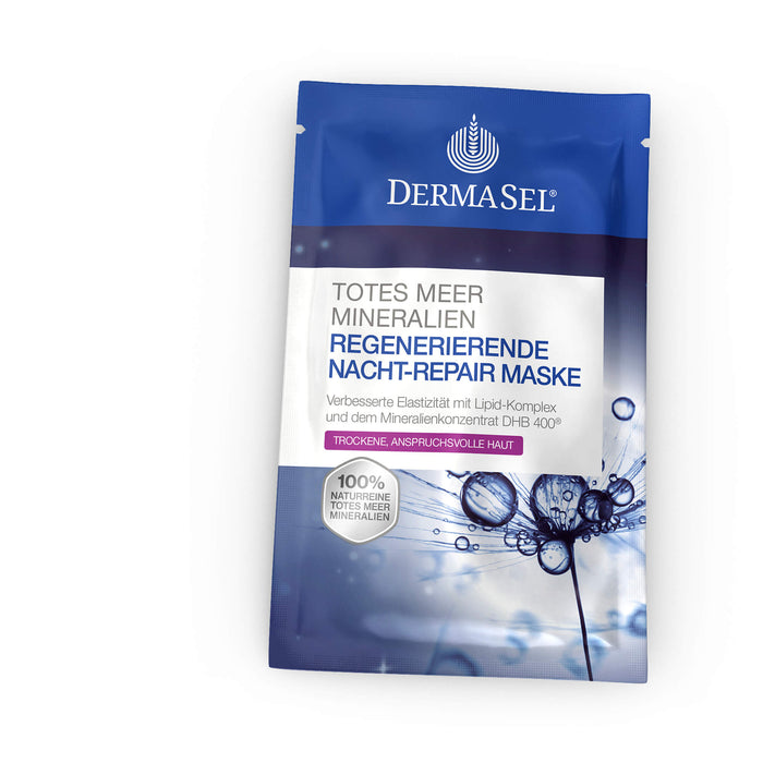 DERMASEL Regenerierende Nacht-Repair Maske für trockene Haut, 12 ml Face mask