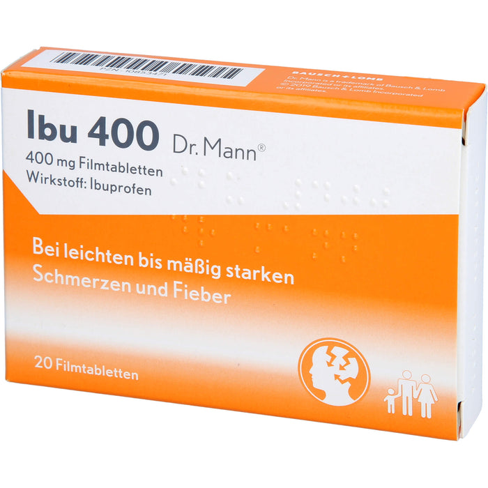Ibu 400 Dr. Mann, 20 pc Tablettes