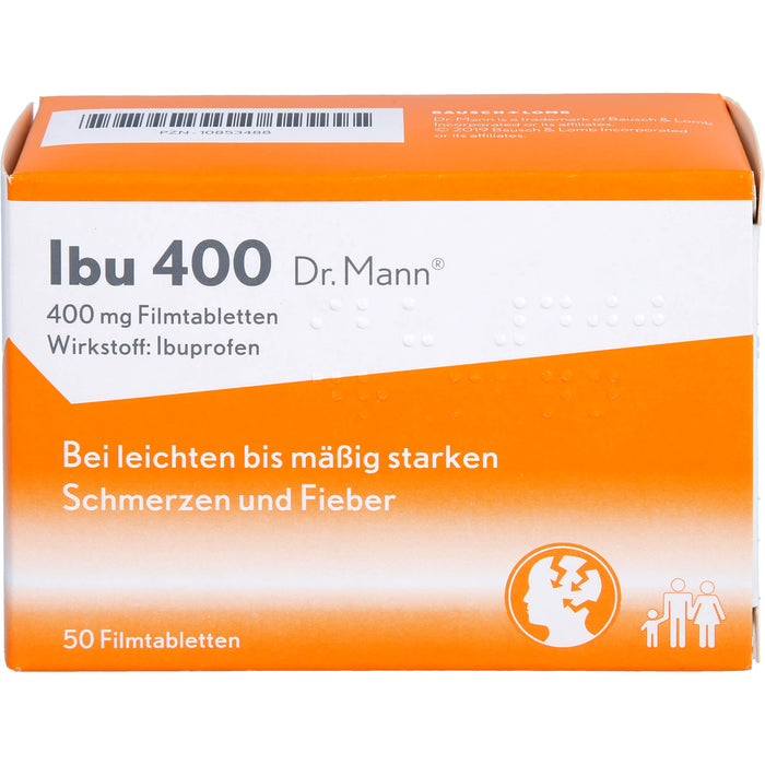 Ibu 400 Dr. Mann, 50 pc Tablettes