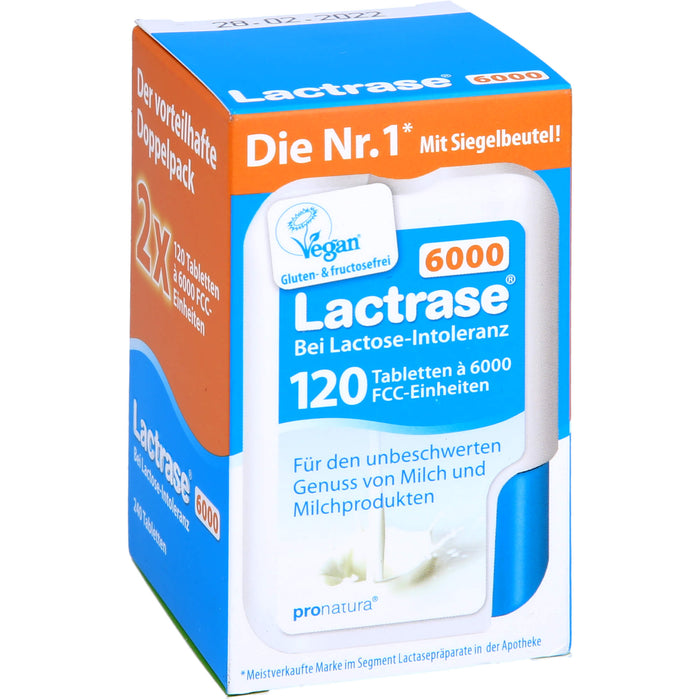 Lactrase 6000 Tabletten, 240 pc Tablettes