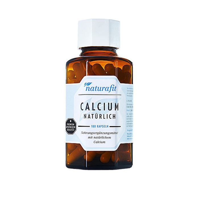 naturafit Calcium natürlich Kapseln, 180 pc Capsules