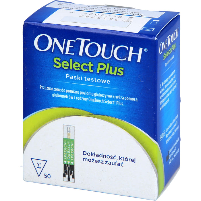 OneTouch Select Plus Blutzucker Teststreifen Reimport EMRAmed, 50 pc Bandelettes réactives
