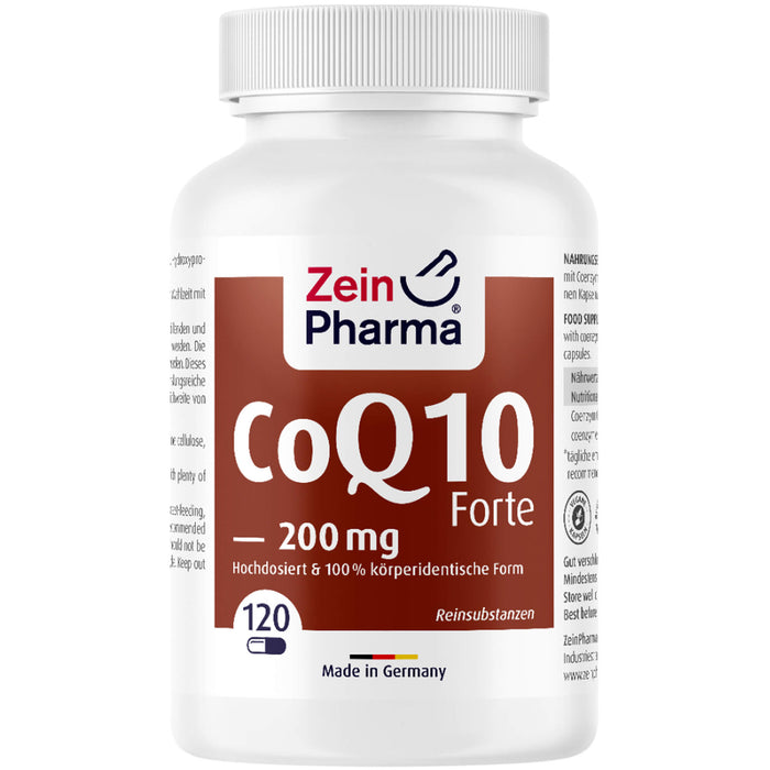 ZeinPharma Coenzym Q10 forte 200 mg Kapseln, 120 pc Capsules