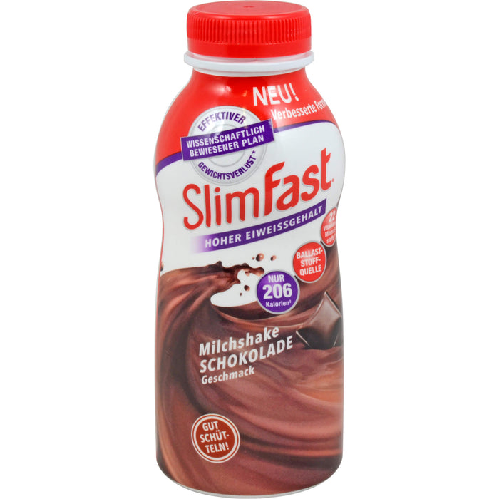 SlimFast Milchshake Schokolade Fertigdrink, 325 ml Solution