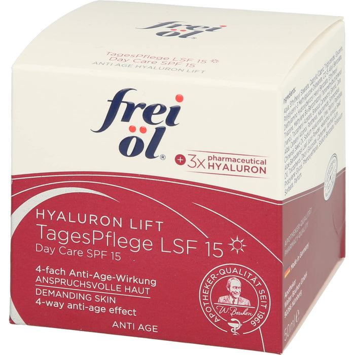 frei öl Anti Age Hyaluron Lift Tagespflege LSF 15, 50 ml XTC