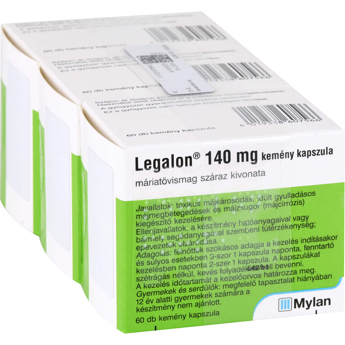 Legalon 140 mg Hartkapseln bei Lebererkrankungen, 180 pcs. Capsules