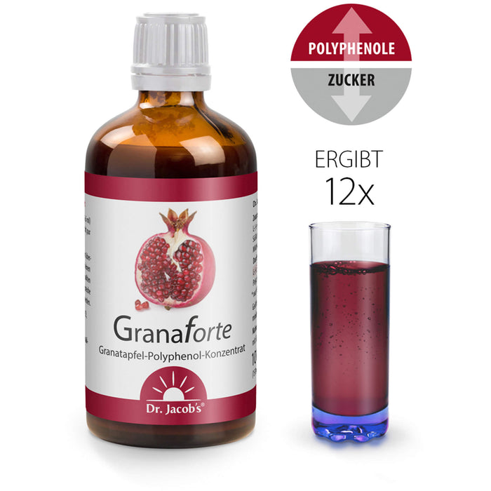 Dr. Jacob's Granaforte Granatapfel-Polyphenol-Konzentrat, 100 ml Solution
