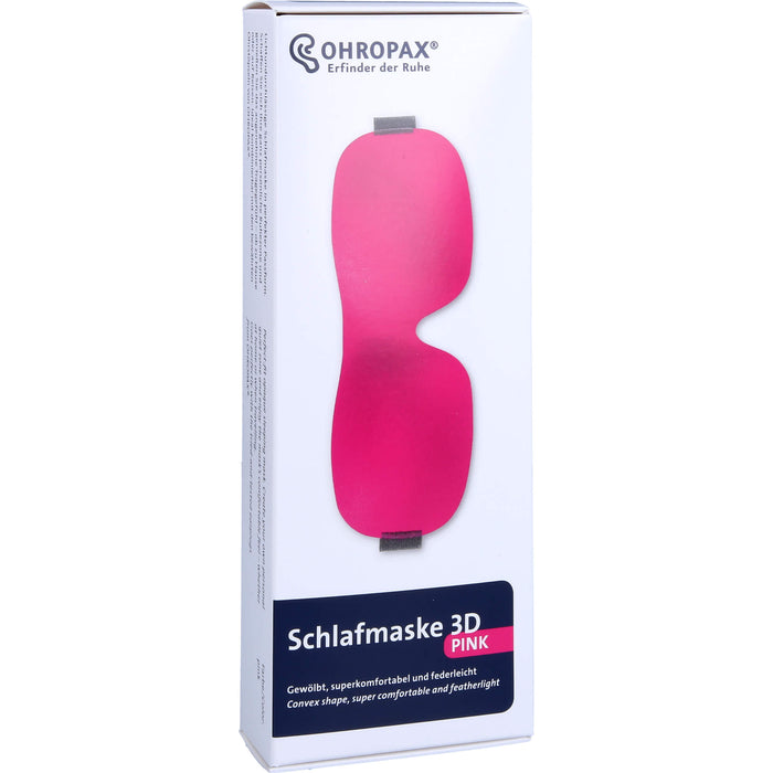 OHROPAX Schlafmaske 3D Pink, 1 pcs. Earplugs