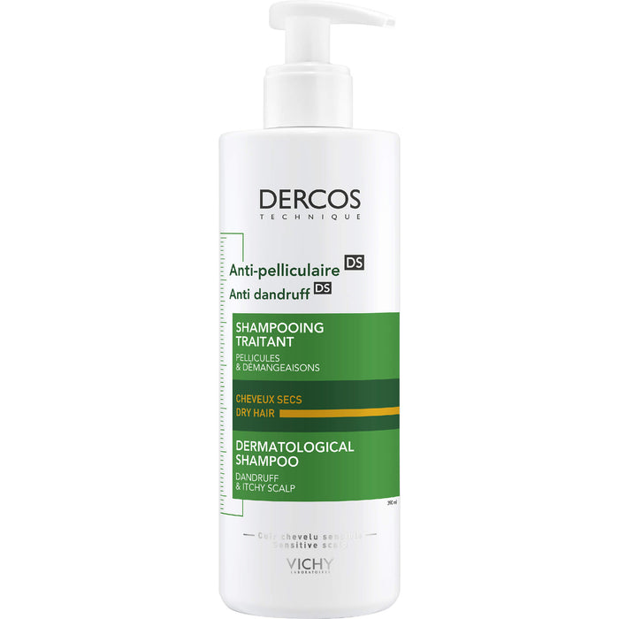 VICHY Dercos Anti-Schuppen DS Intensiv-Shampoo, 390 ml Shampoing