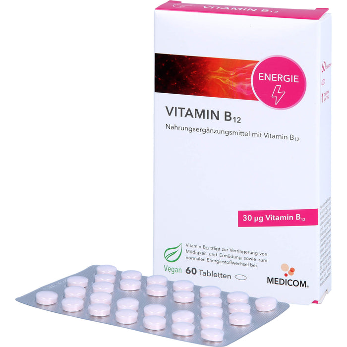 MEDICOM Vitamin B12 Tabletten, 60 pcs. Tablets