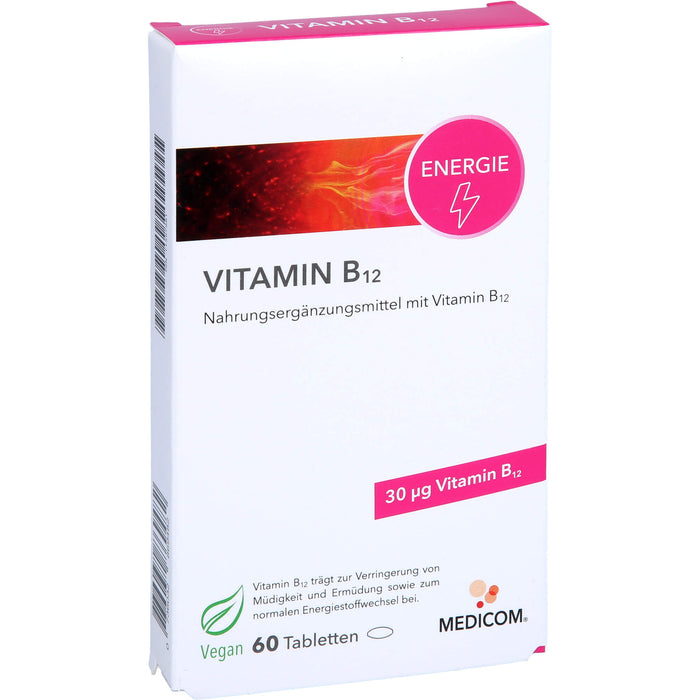 MEDICOM Vitamin B12 Tabletten, 60 pcs. Tablets