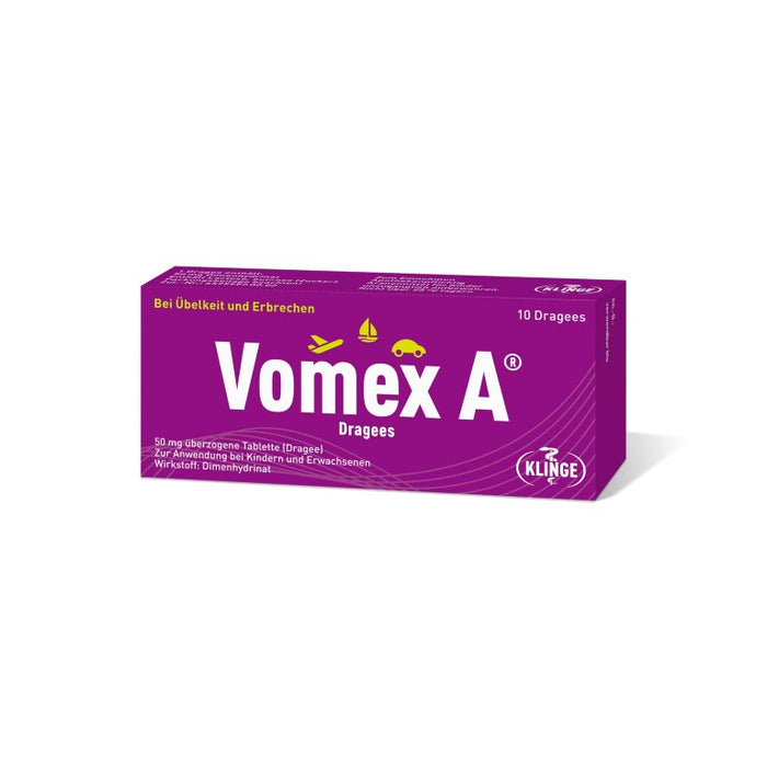 Vomex A Dragees, 10 pcs. Tablets