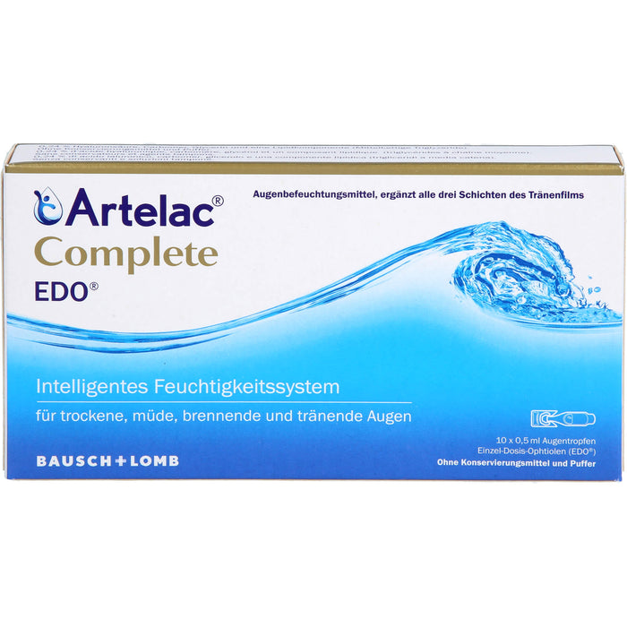 Artelac Complete Augentropfen EDO, 10 pc Pipettes à dose unique