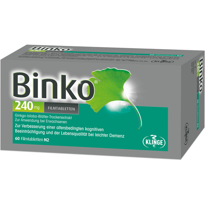 Binko 240 mg Filmtabletten, 60 pc Tablettes