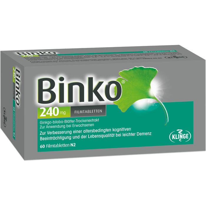 Binko 240 mg Filmtabletten, 60 pcs. Tablets